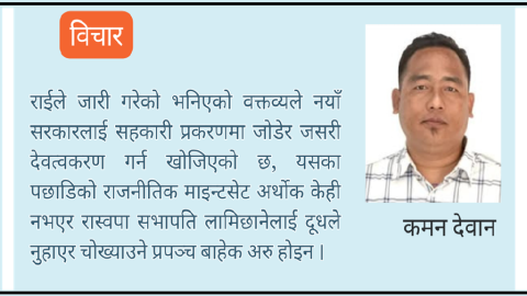 जिबी राई फण्डा : सत्ता असफलता छल्ने धुजा परेको टालो